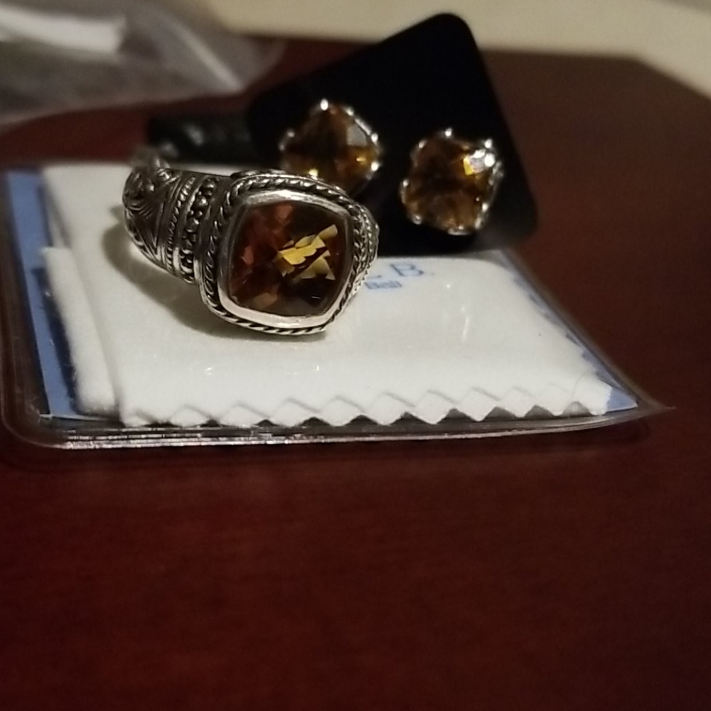 NEW Samuel B. Royal Bali RING AND EARRINGS